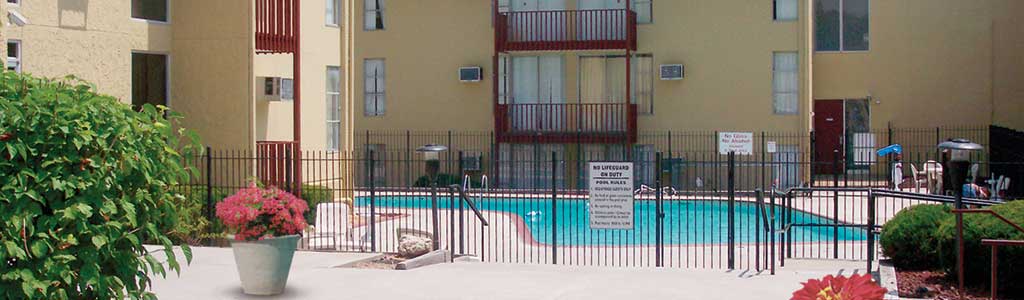 Balconies Overlooking Pool